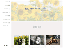 Tablet Screenshot of julia-mihatsch.de
